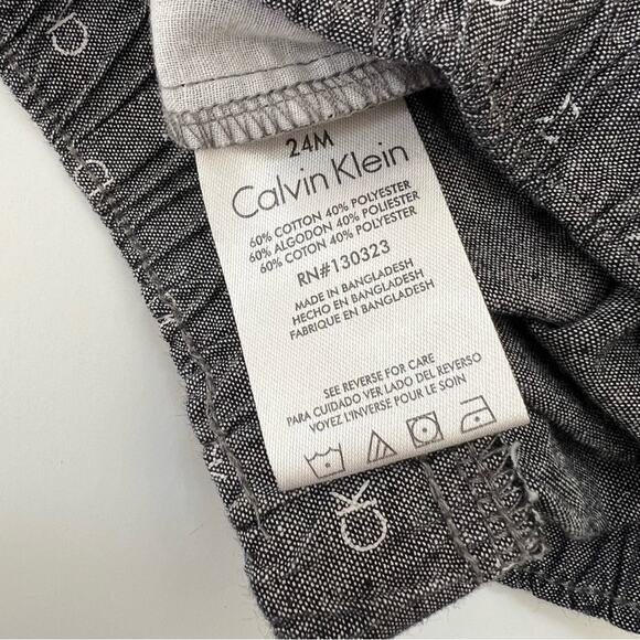 Calvin Klein heather gray CK logo shorts - Picture 5 of 5